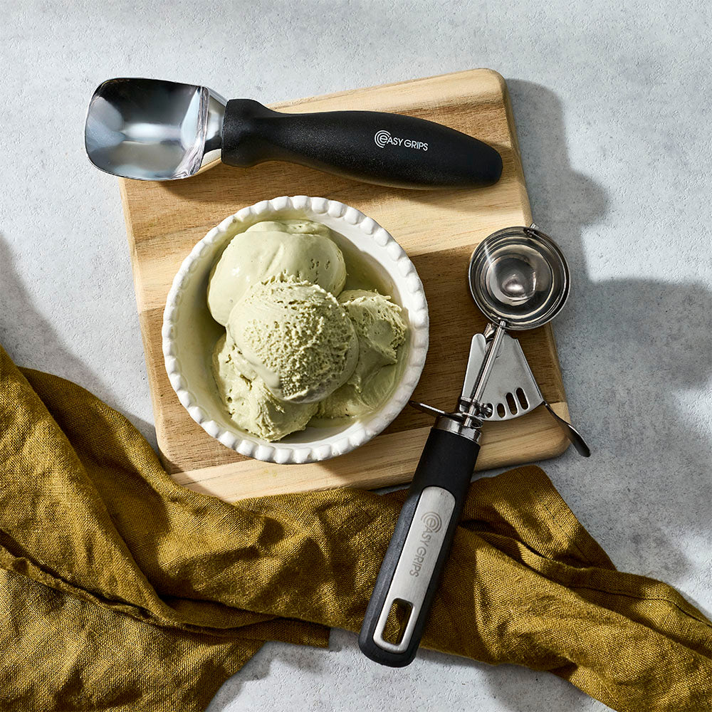 Easy Grips Stainless Steel Ice Cream Scoop with Lever