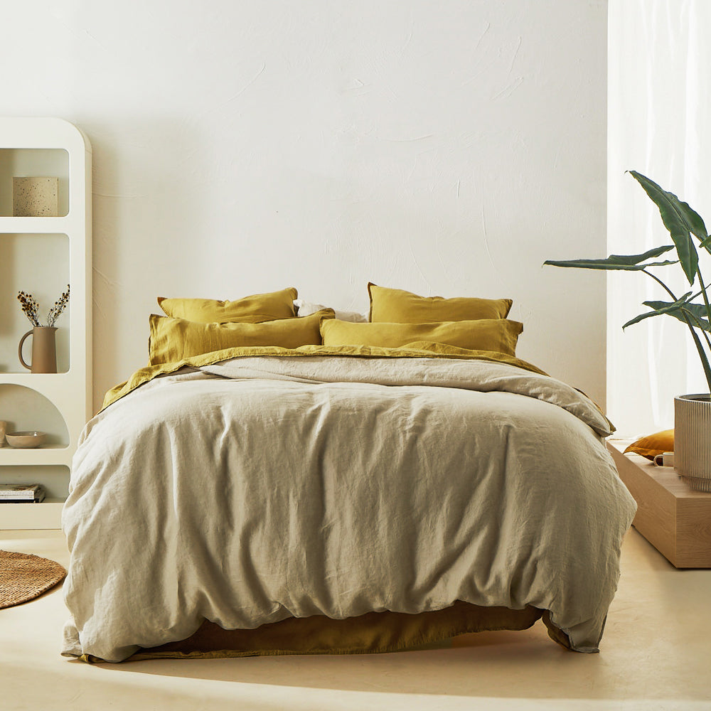 MyHouse Pure European Linen Quilt Cover
