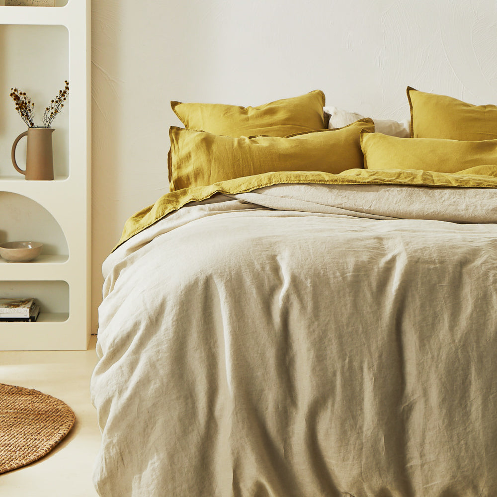 MyHouse Pure European Linen Quilt Cover