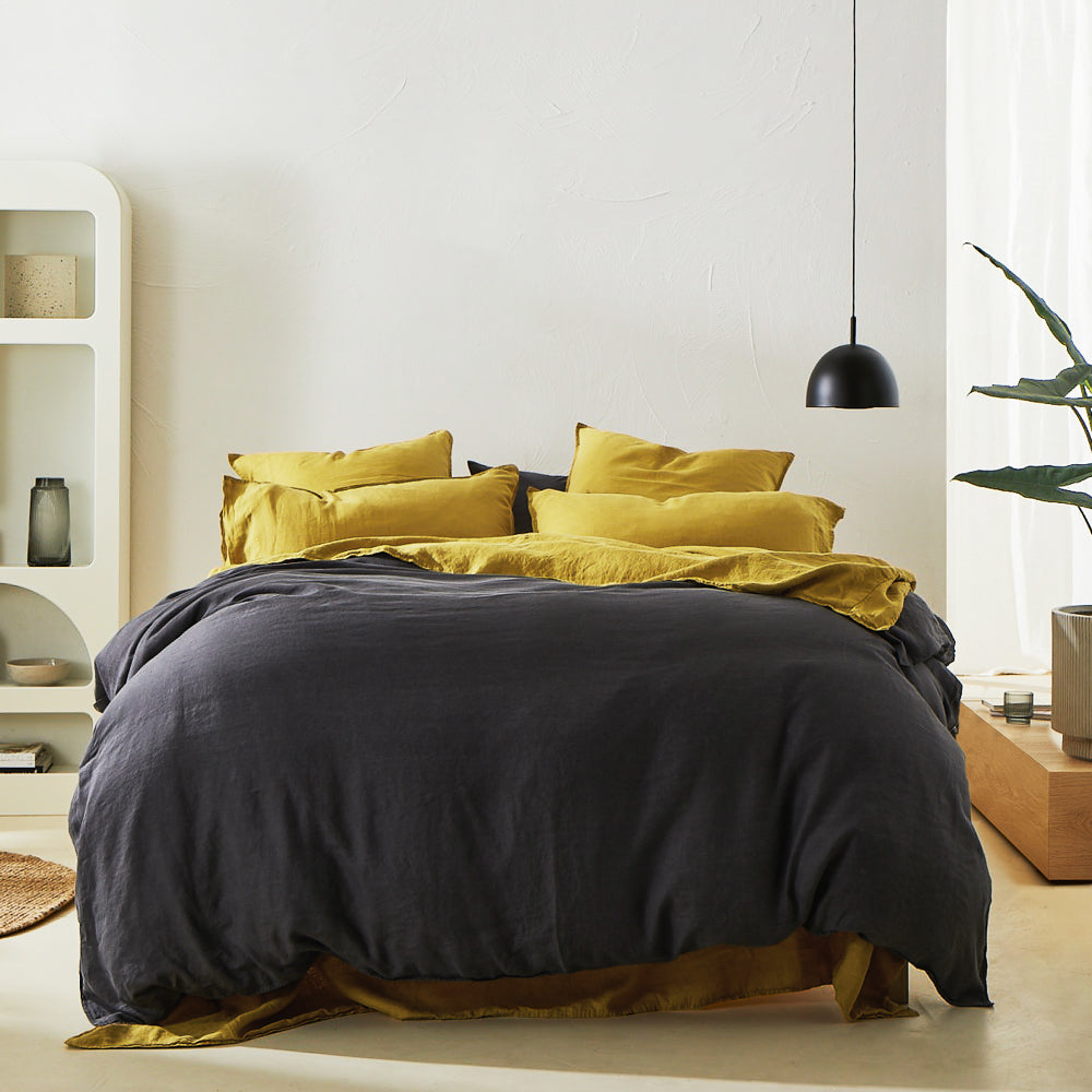 MyHouse Pure European Linen Quilt Cover
