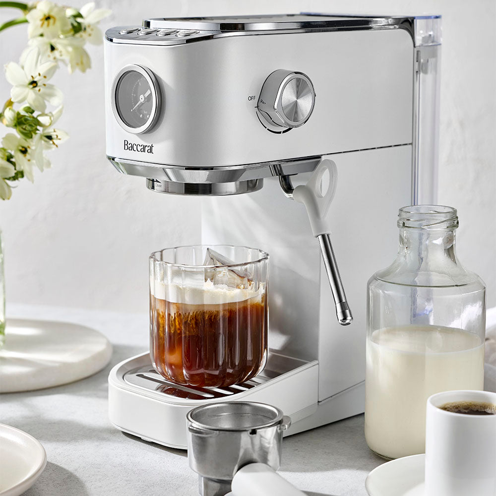 Baccarat The Espresso Pro Coffee Machine White