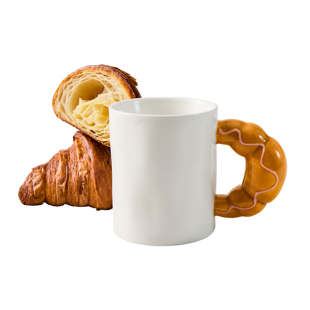 Daily Dose by Ambrosia Croissant Mug