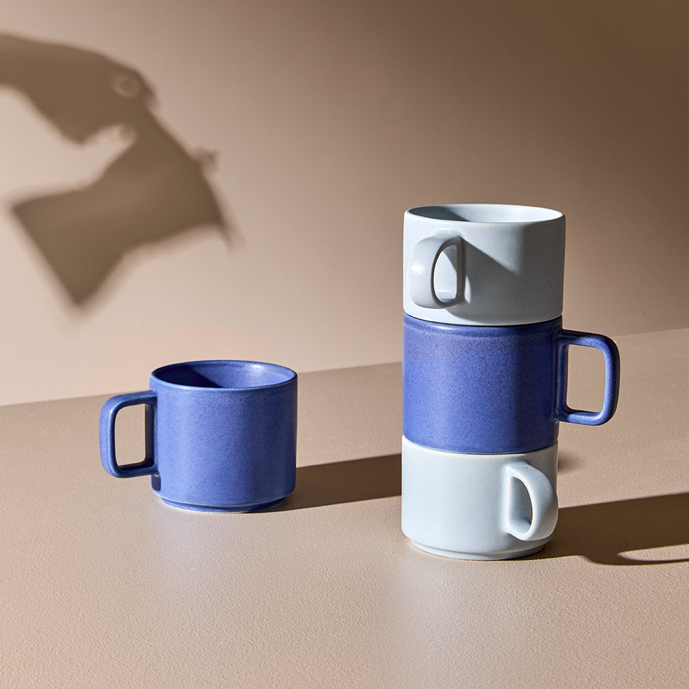 Salt & Pepper Lane Stackable Mugs Set of 4