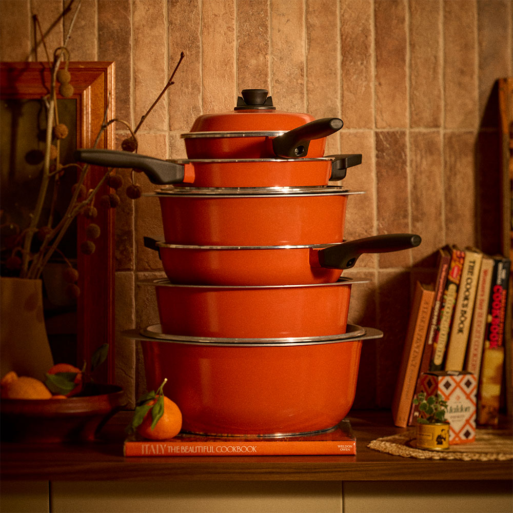 Bessemer Frypan 24cm Burnt Orange