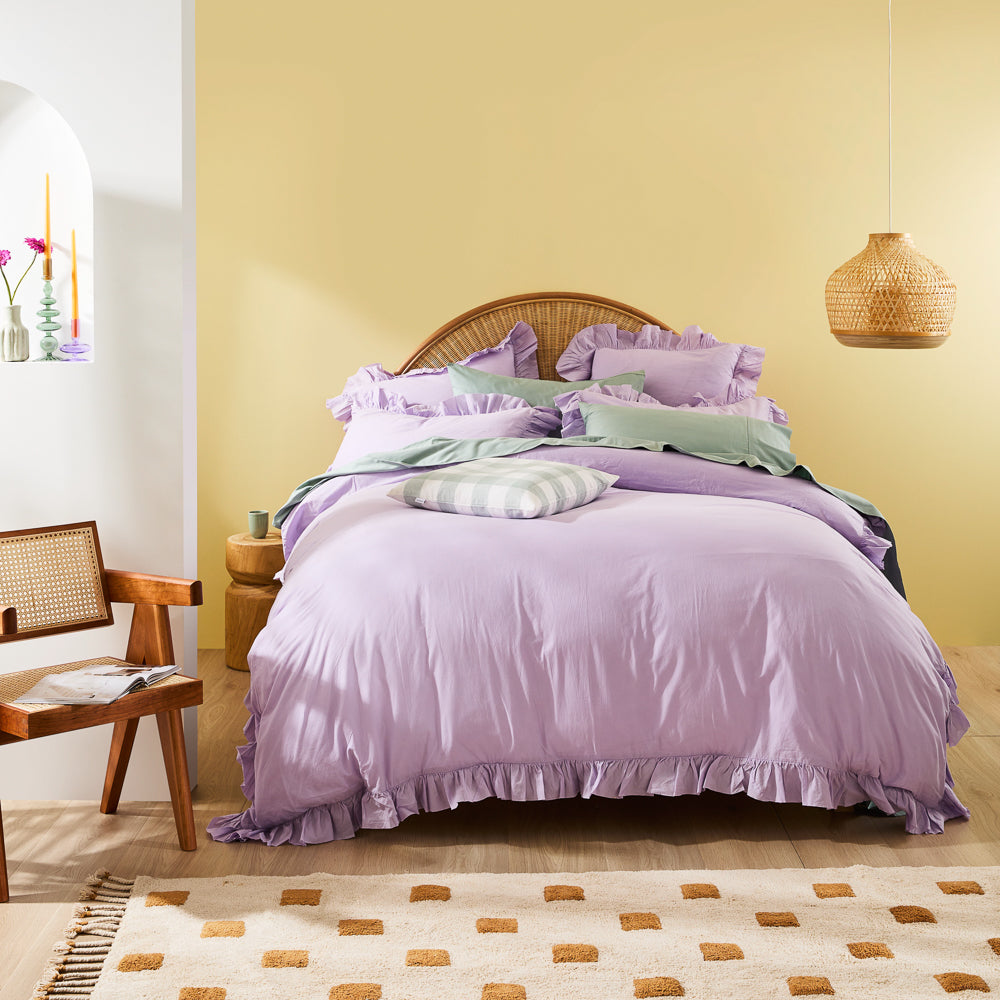 MyHouse Alice Ruffle Quilt Cover Set