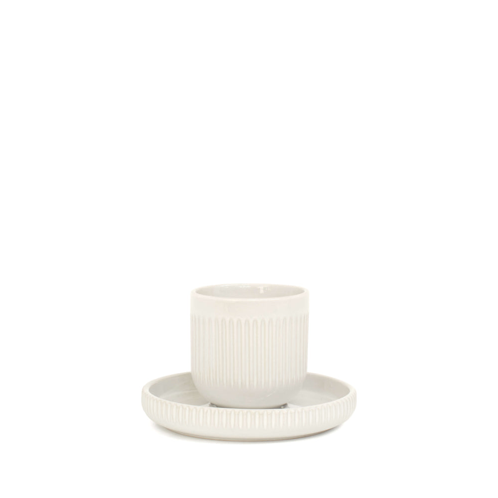 Salt & Pepper Brae Espresso Cups & Saucers 100mL - Set of 4