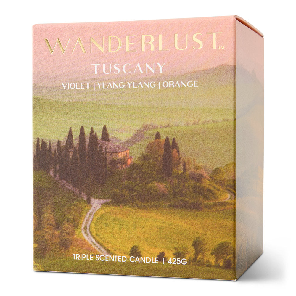 Salt & Pepper Wanderlust Candle with Lid 425g