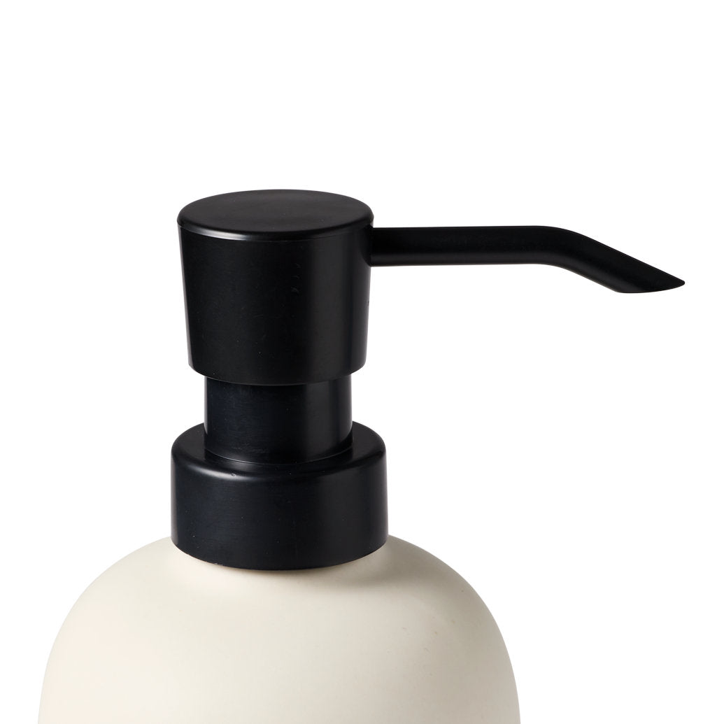 Salt & Pepper Hepburn Soap Dispenser White