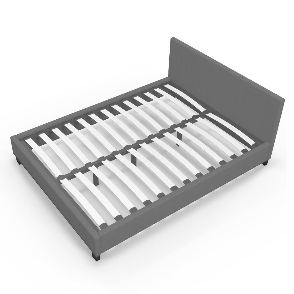 Milano Decor Sienna Luxury Bed With Headboard Grey