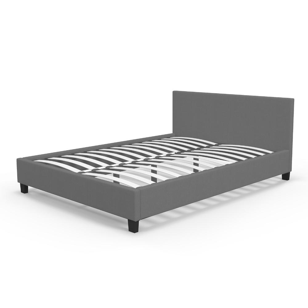 Milano Decor Sienna Luxury Bed With Headboard Grey