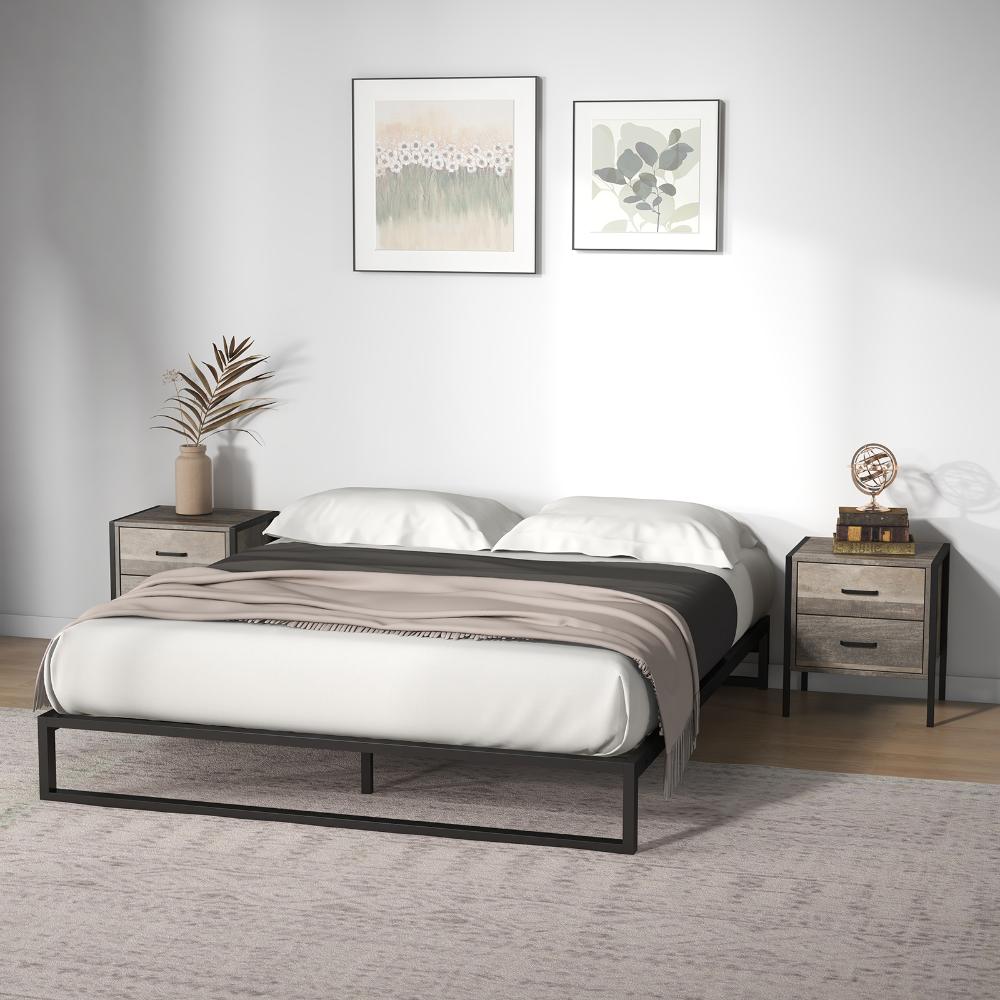 Milano Decor Florence Metal Bed Base Single