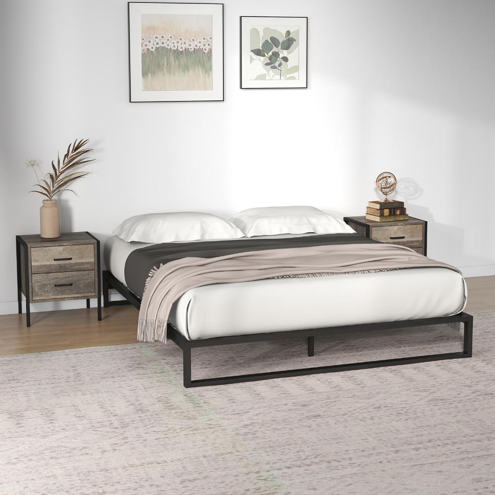 Milano Decor Florence Metal Bed Base Single