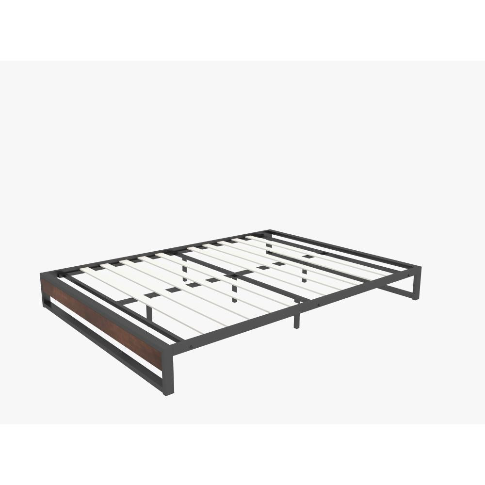 Milano Decor Sorrento Metal And Wood Bed Base Single - House