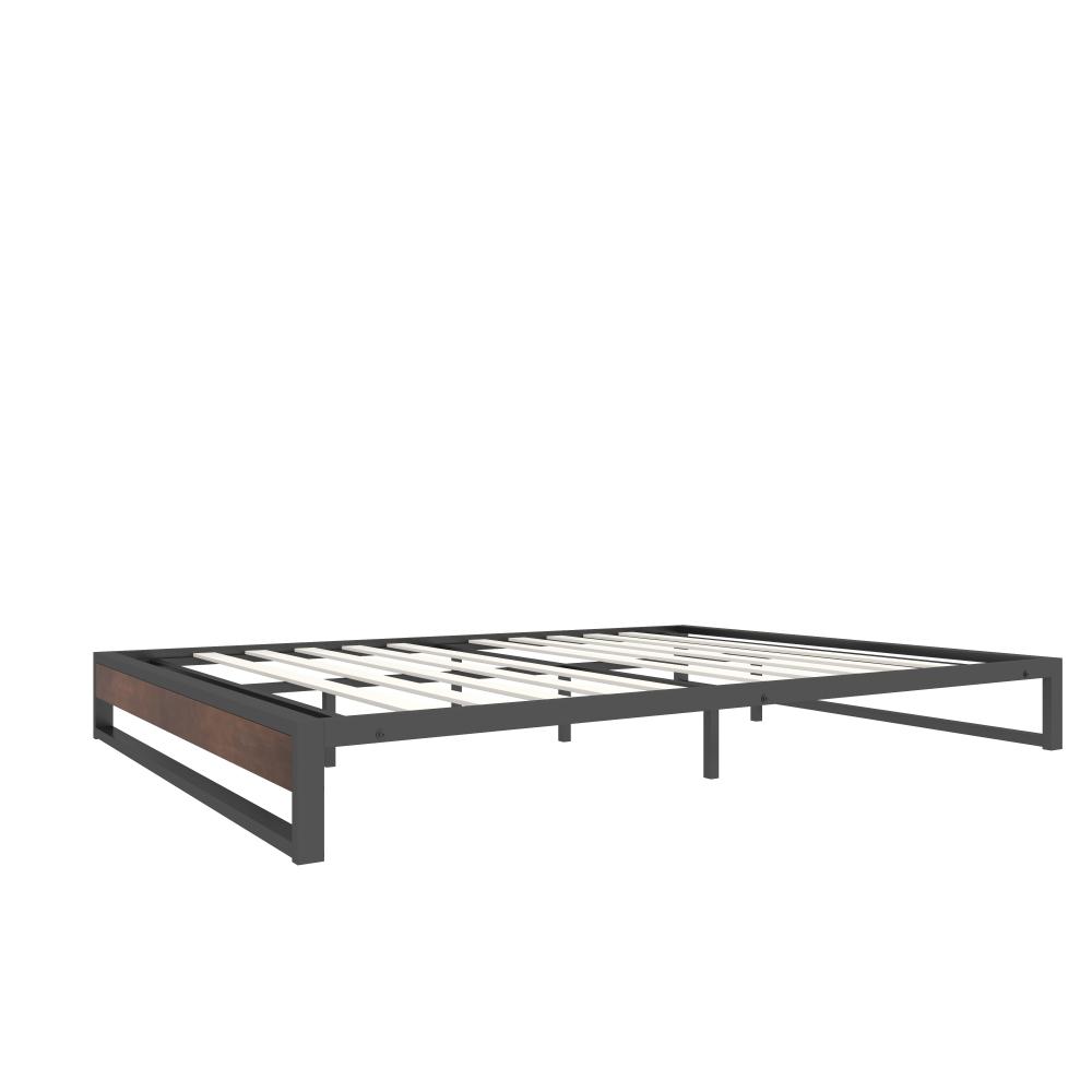 Milano Decor Sorrento Metal And Wood Bed Base Single