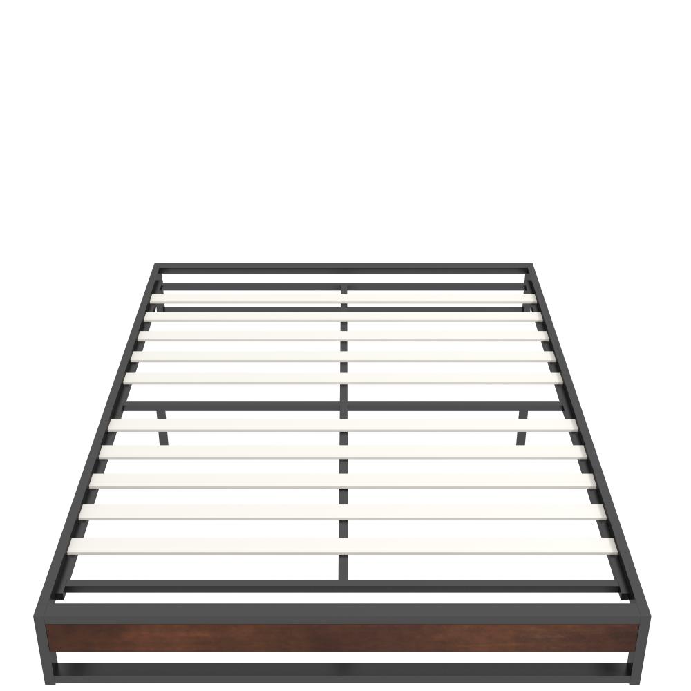 Milano Decor Sorrento Metal And Wood Bed Base Single