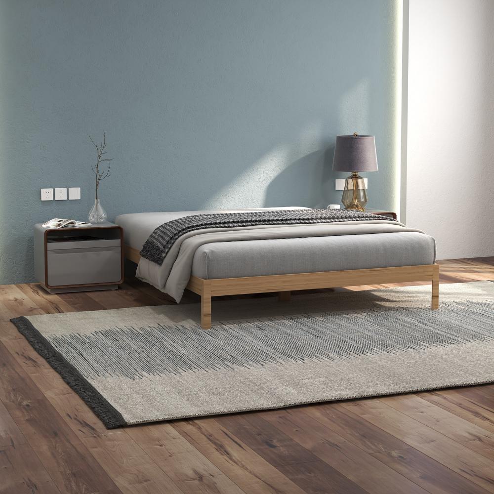 Milano Decor Giulia Timber Bed Base
