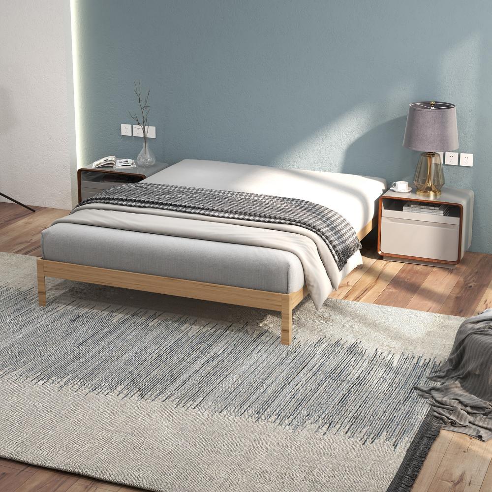 Milano Decor Giulia Timber Bed Base