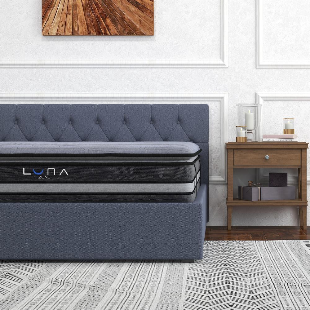Luna-Zone Bamboo Charcoal Pillowtop Mattress - House