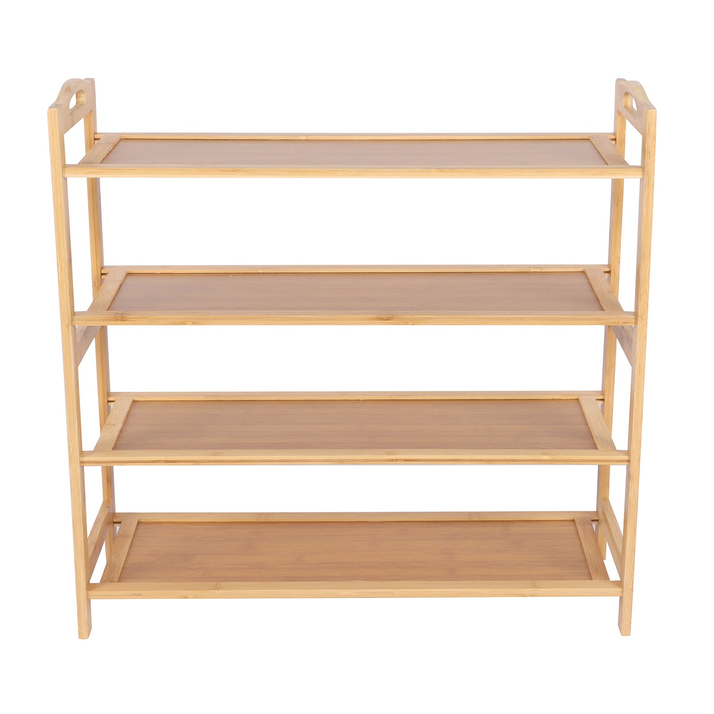 Casa Decor 4 Tier Bamboo Shoe Rack Oak
