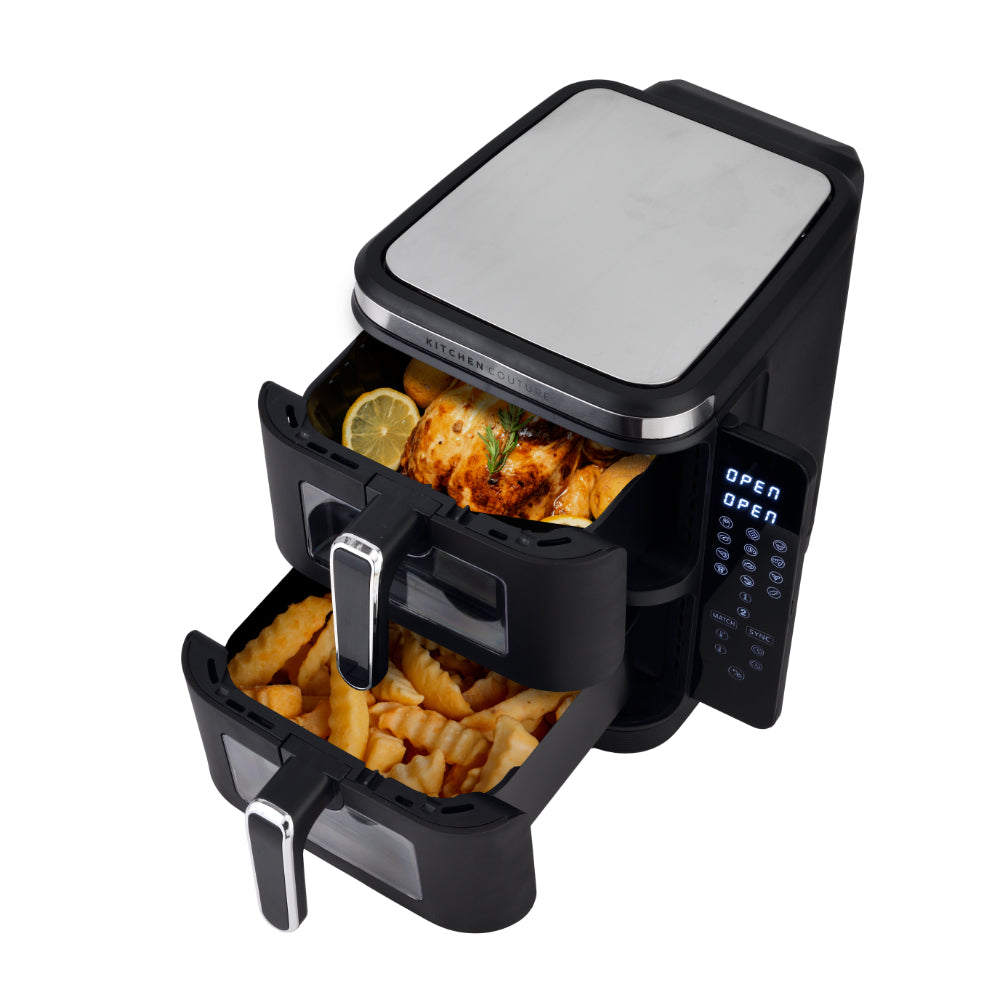 Kitchen Couture Clear View Vertex Dual Draw Air Fryer 11L