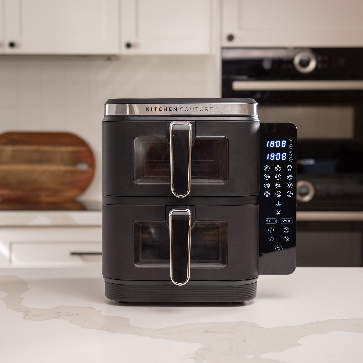 Kitchen Couture Clear View Vertex Dual Draw Air Fryer 11L