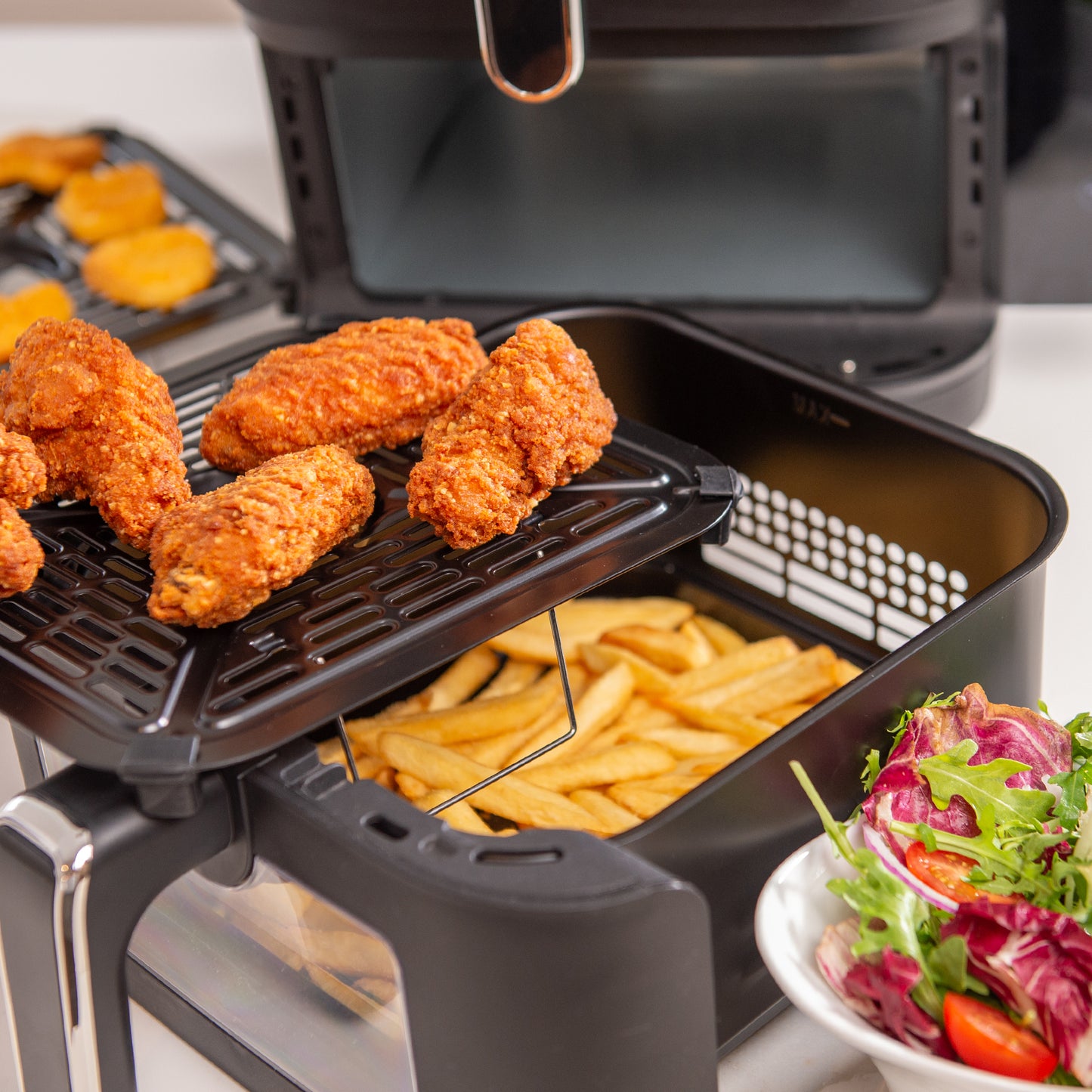 Kitchen Couture Clear View Vertex Dual Draw Air Fryer 11L