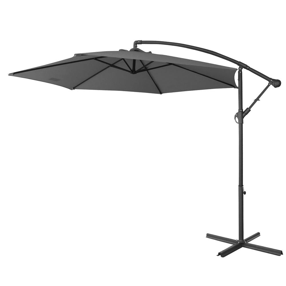 Milano Decor 3m Outdoor Umbrella Cantilever with Protective Cover