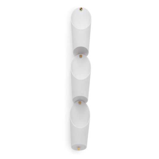 Umbra Floralink Wall Vessel White