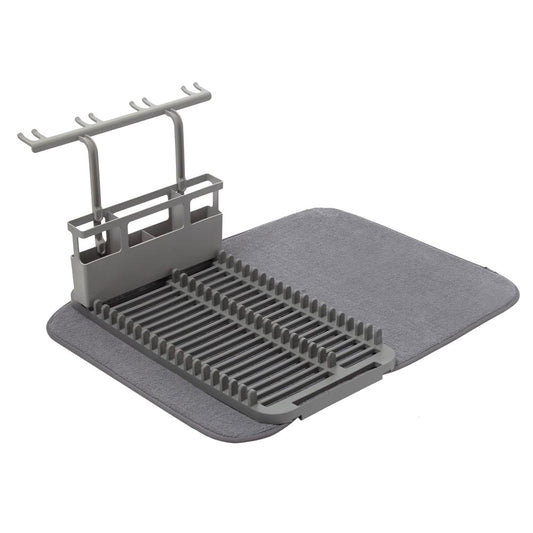 Umbra Udry Dishrack With Dry Mat Charcoal