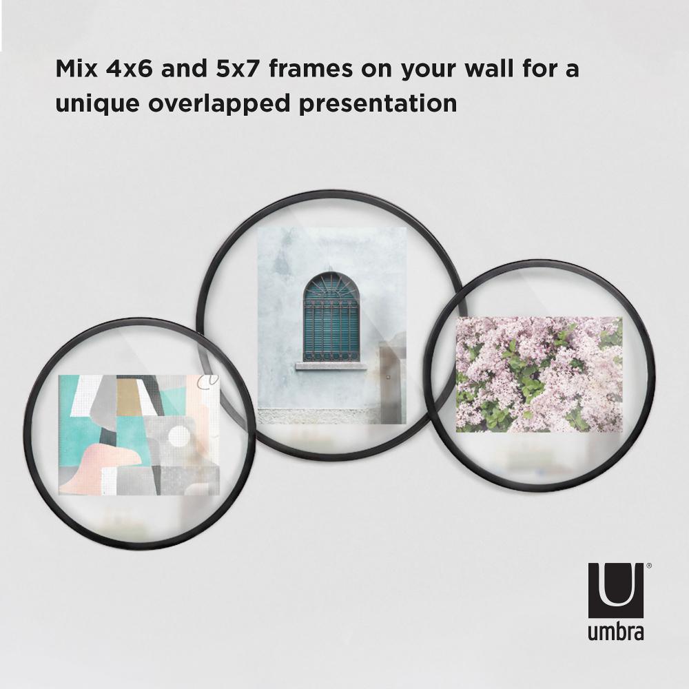 Umbra Infinity Photo Display Frame 4 x 6" Black