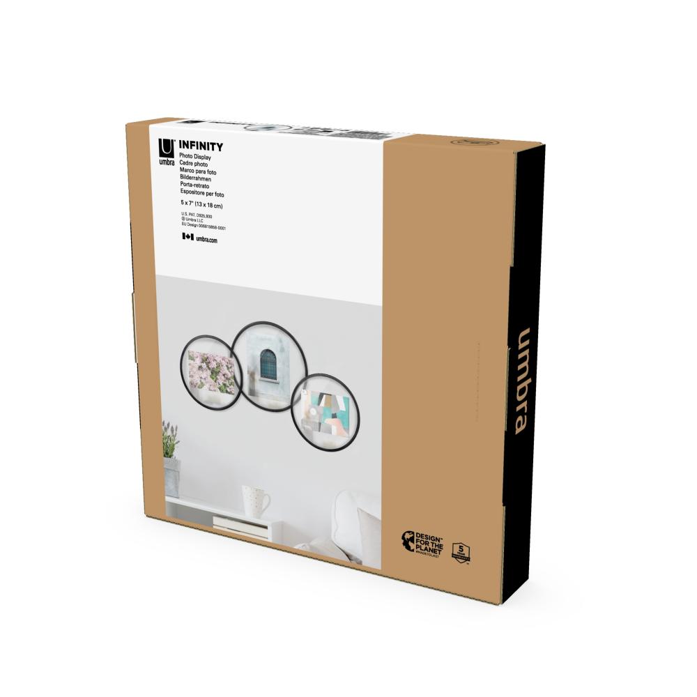 Umbra Infinity Photo Display Frame 5 x 7" Black
