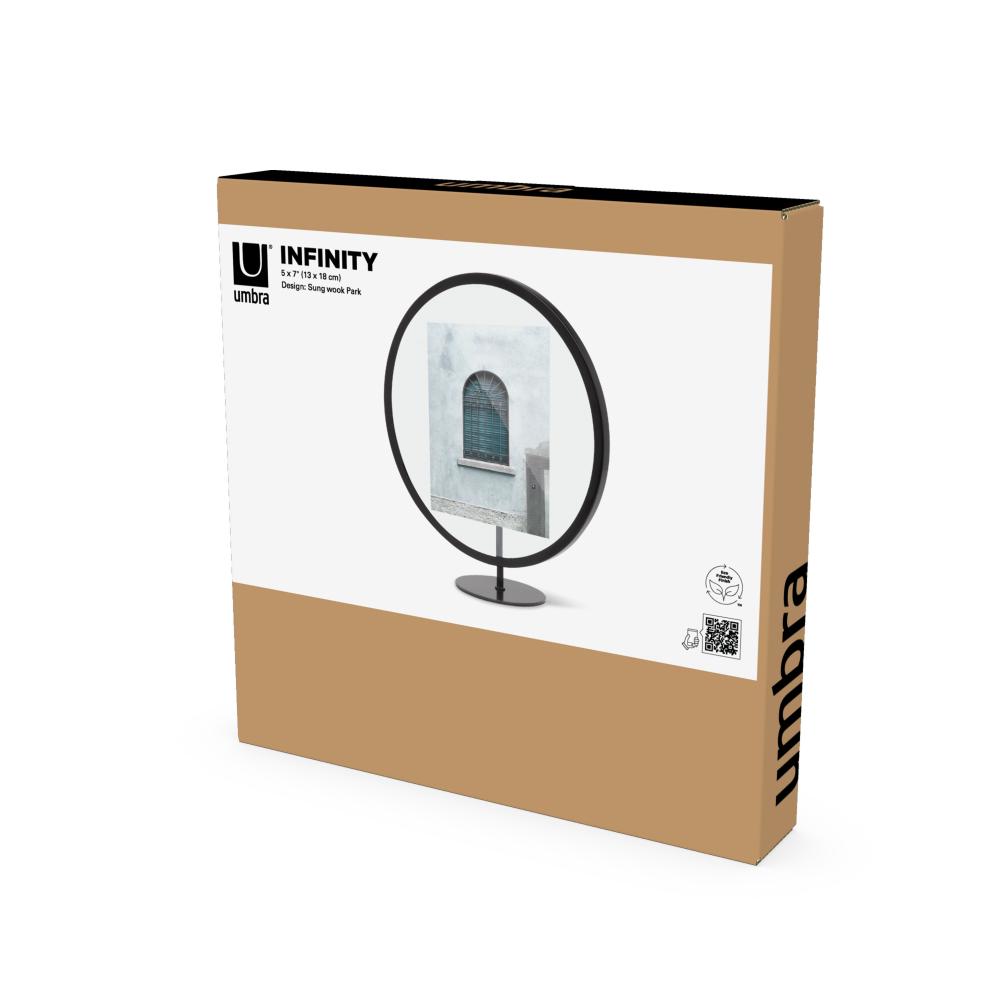Umbra Infinity Photo Display Frame 5 x 7" Black