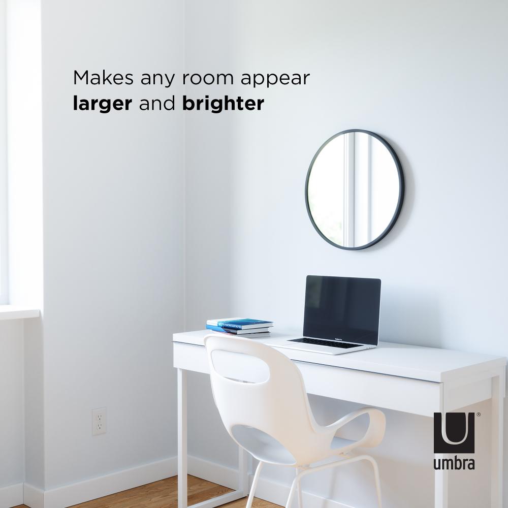 Umbra Hub Mirror 45cm Black