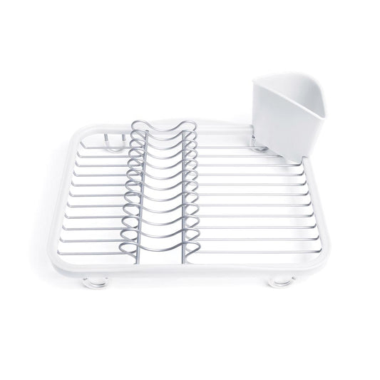 Umbra Sinkin Dish Rack White/Nickel