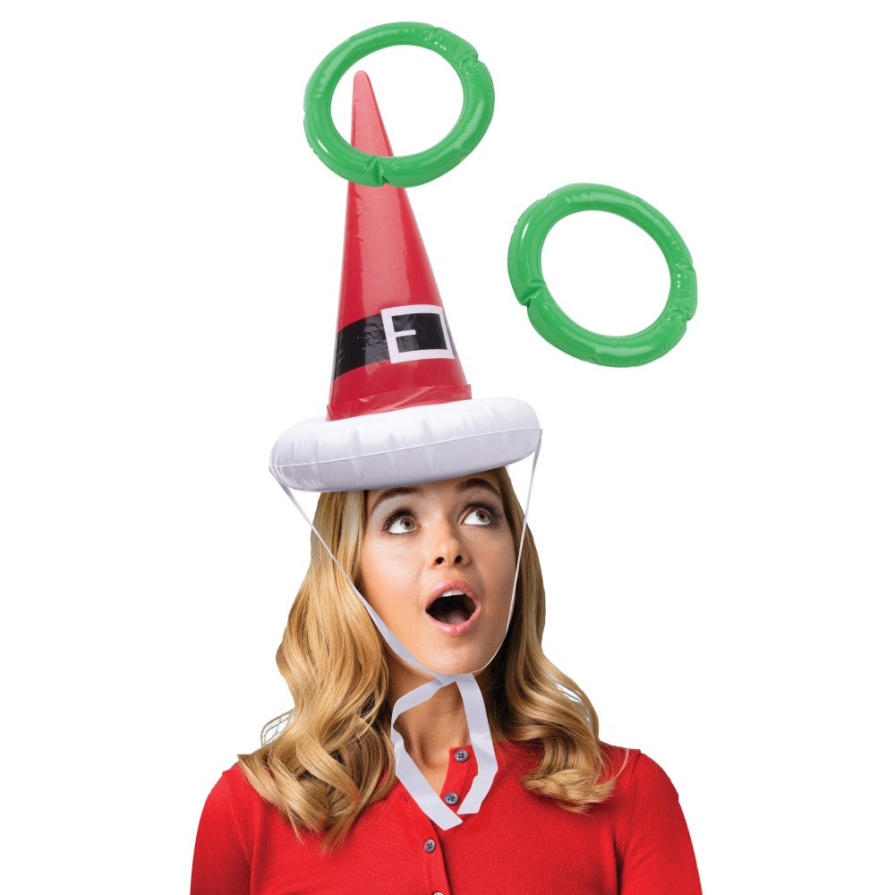 Is Gift Santa Hat Ring Toss Game