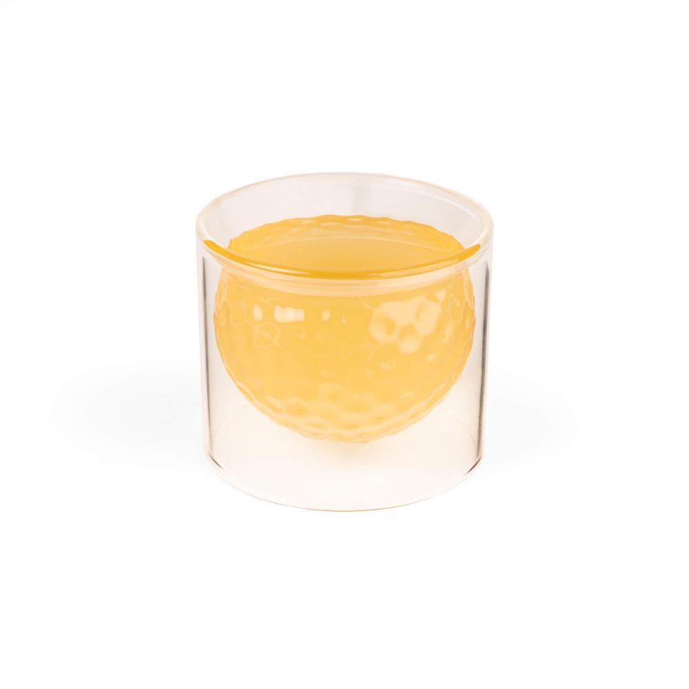 Kikkerland Set of 2 Golf Ball Glasses