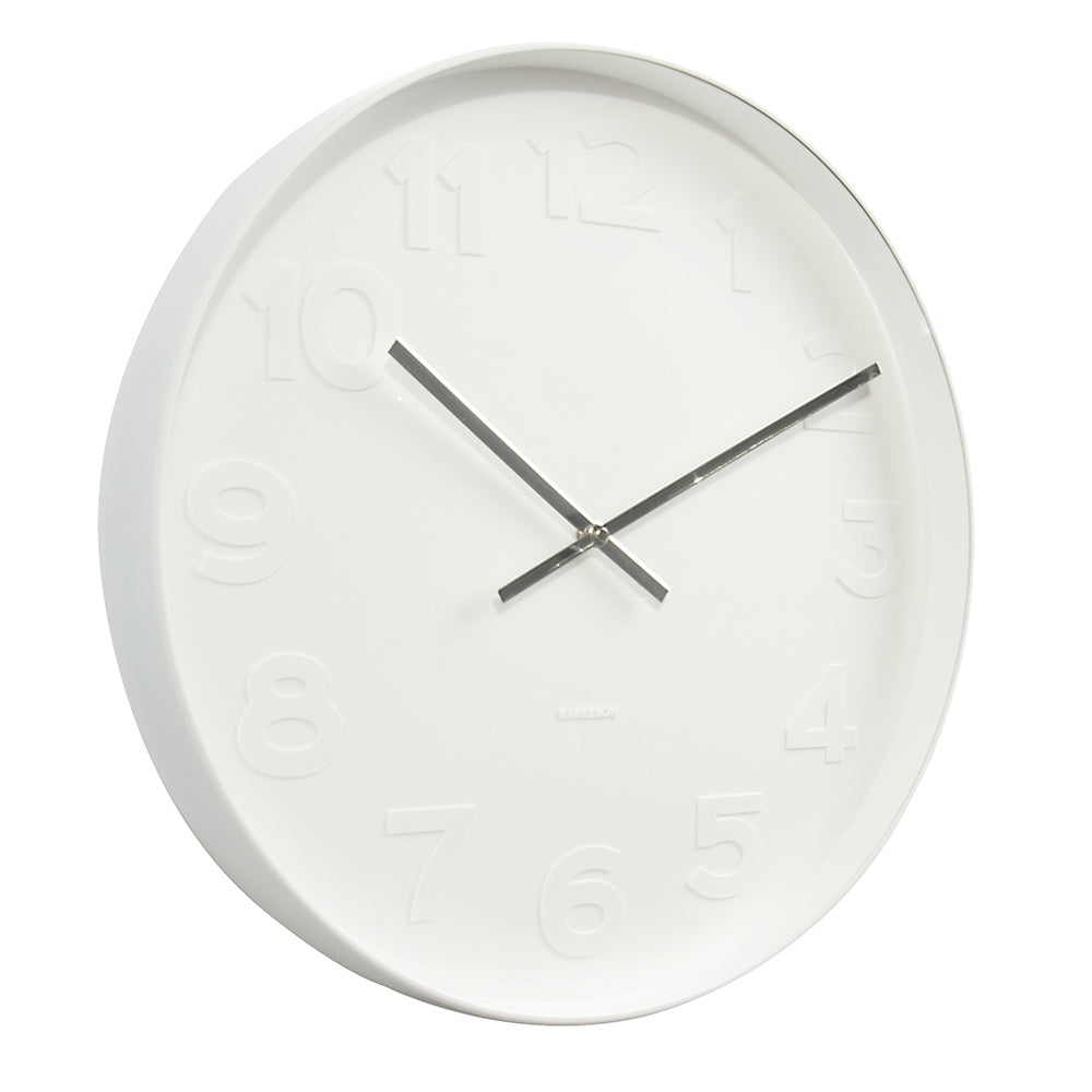 Karlsson Mr White Wall Clock Large at House