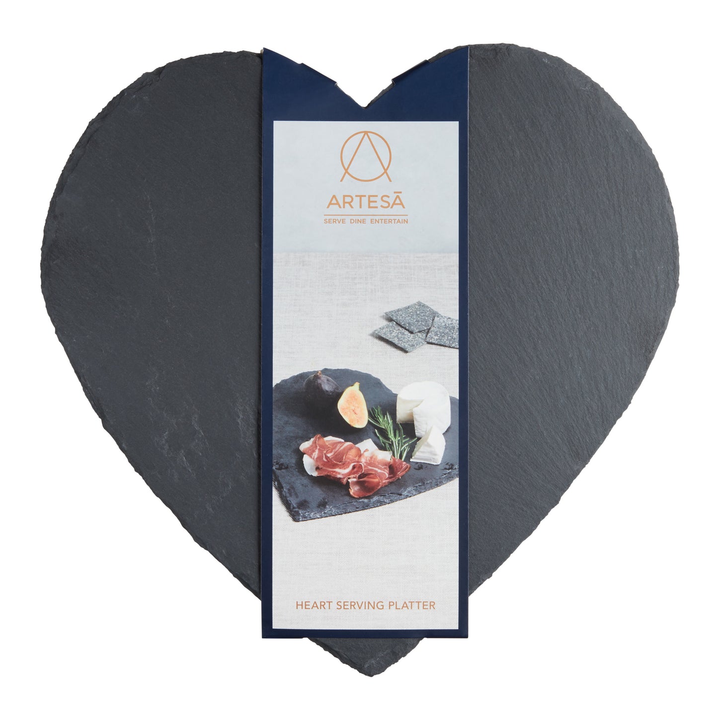 Artesa Heart Slate Platter