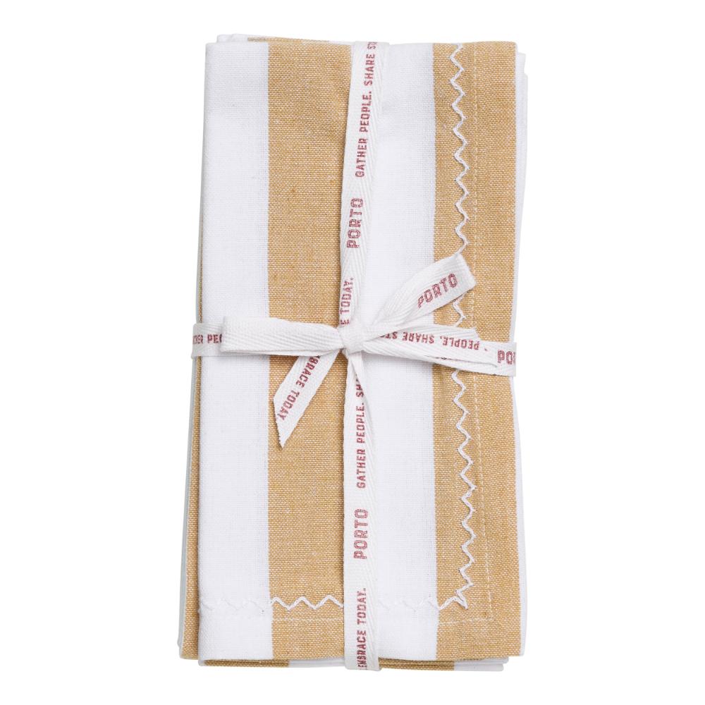 Porto Lola Set of 4 Napkins 45x45cm Almond