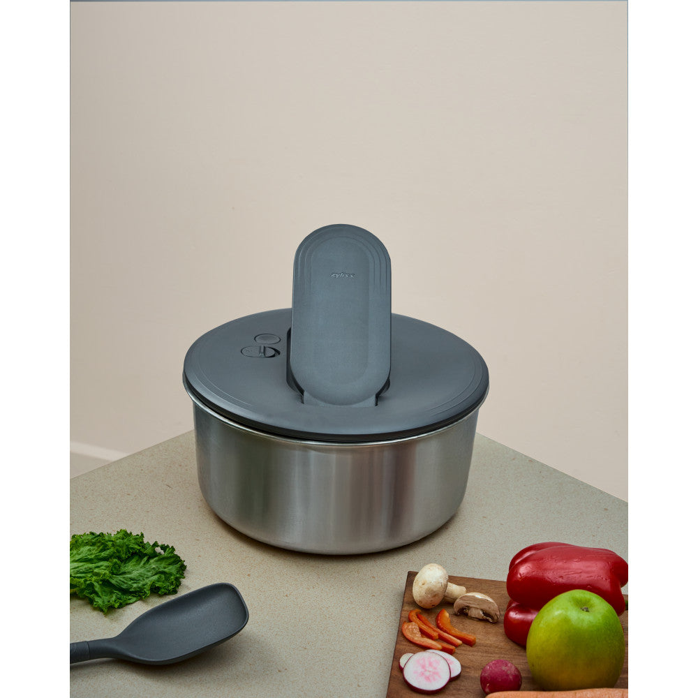 Zyliss Swift Dry Stainless Steel Salad Spinner Small