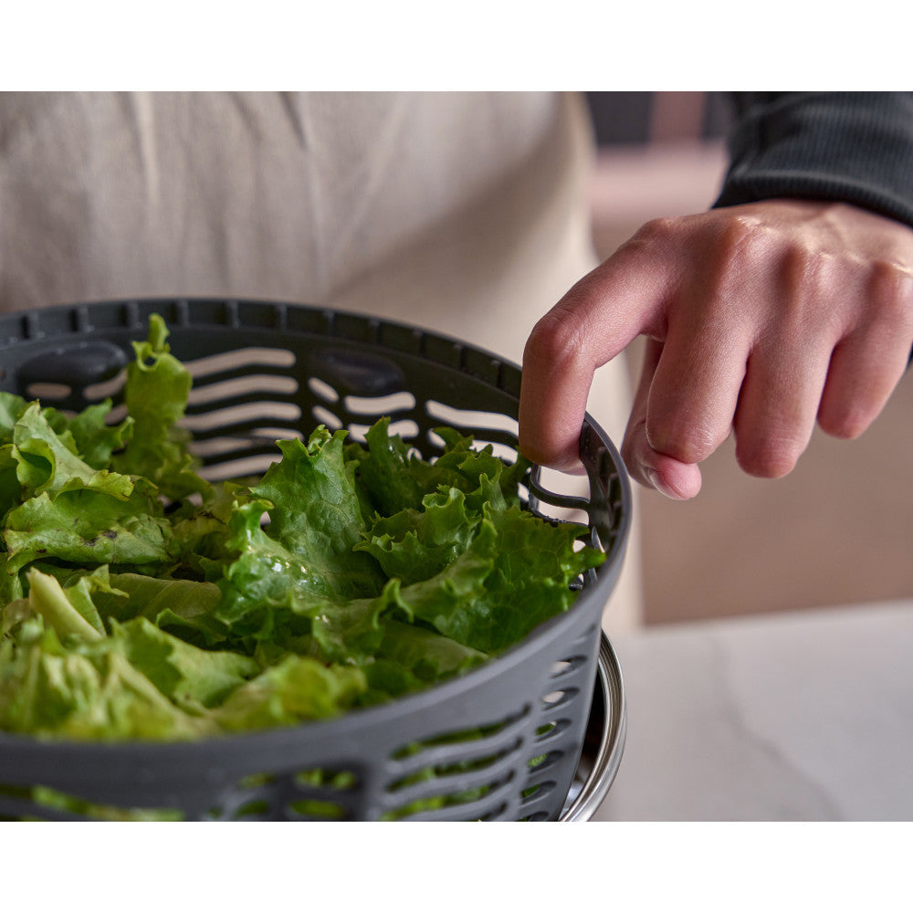 Zyliss Swift Dry Stainless Steel Salad Spinner Small