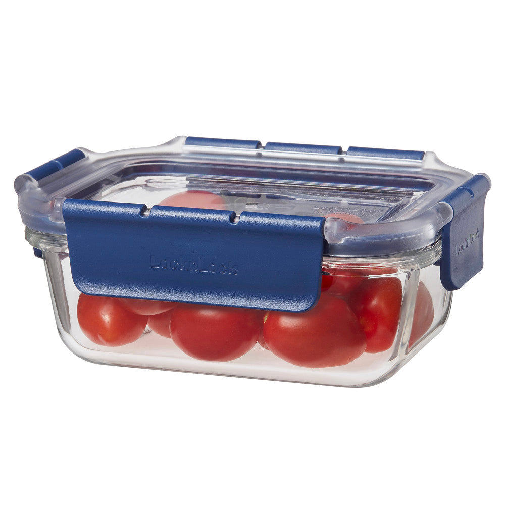 Locknlock Top Class Glass With Tritan Lid Rectangle 380ml