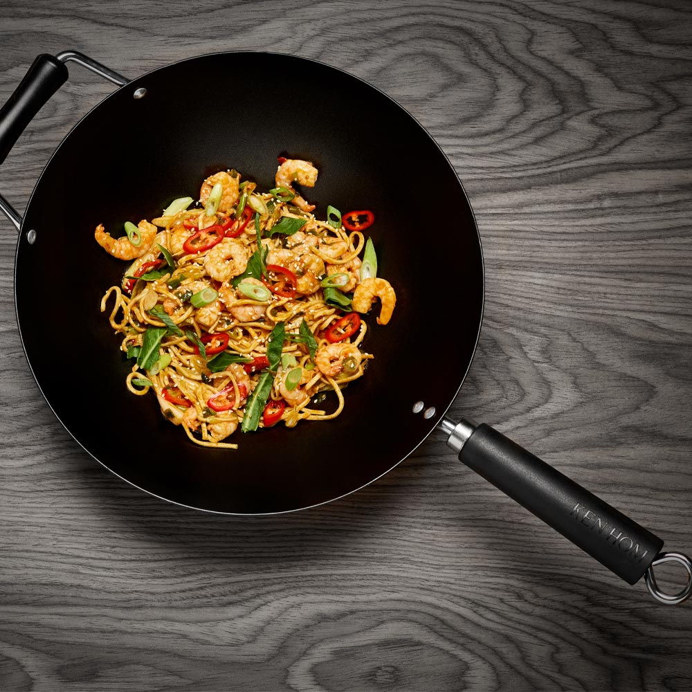 Ken Hom 4 Piece Wok Set