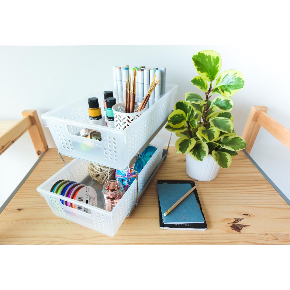 madesmart Two Level Storage with Dividers