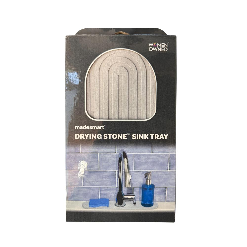 madesmart Drying Stone Small Sink Tray 2 Piece Set