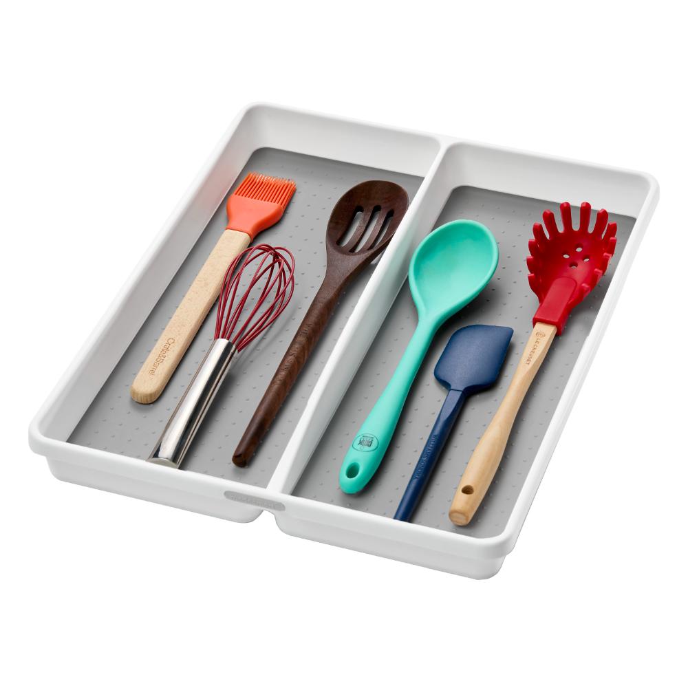 madesmart Large 2 Compartment Utensil Tray