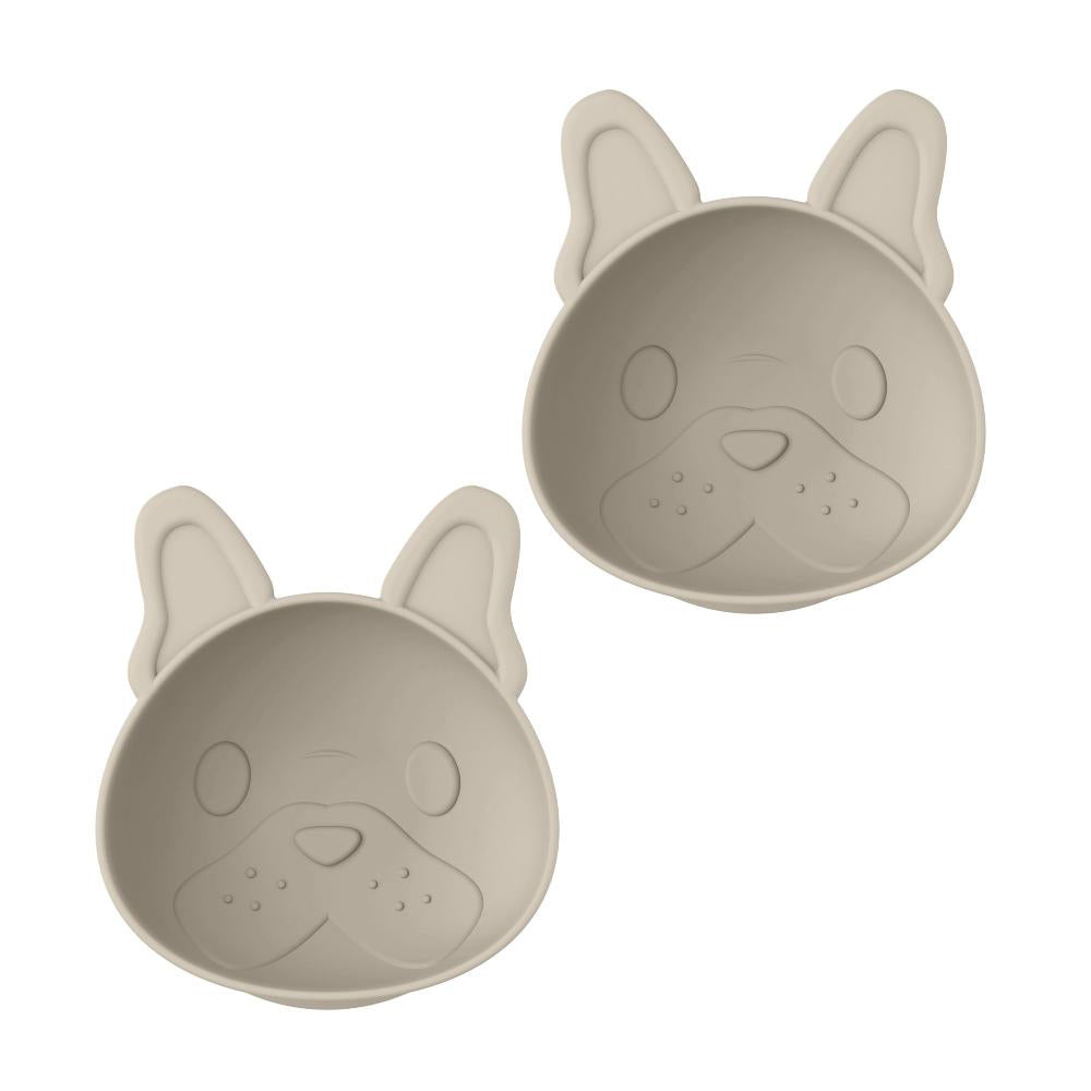 Melii Luxe Set of 2 Silicone Suction Bowls