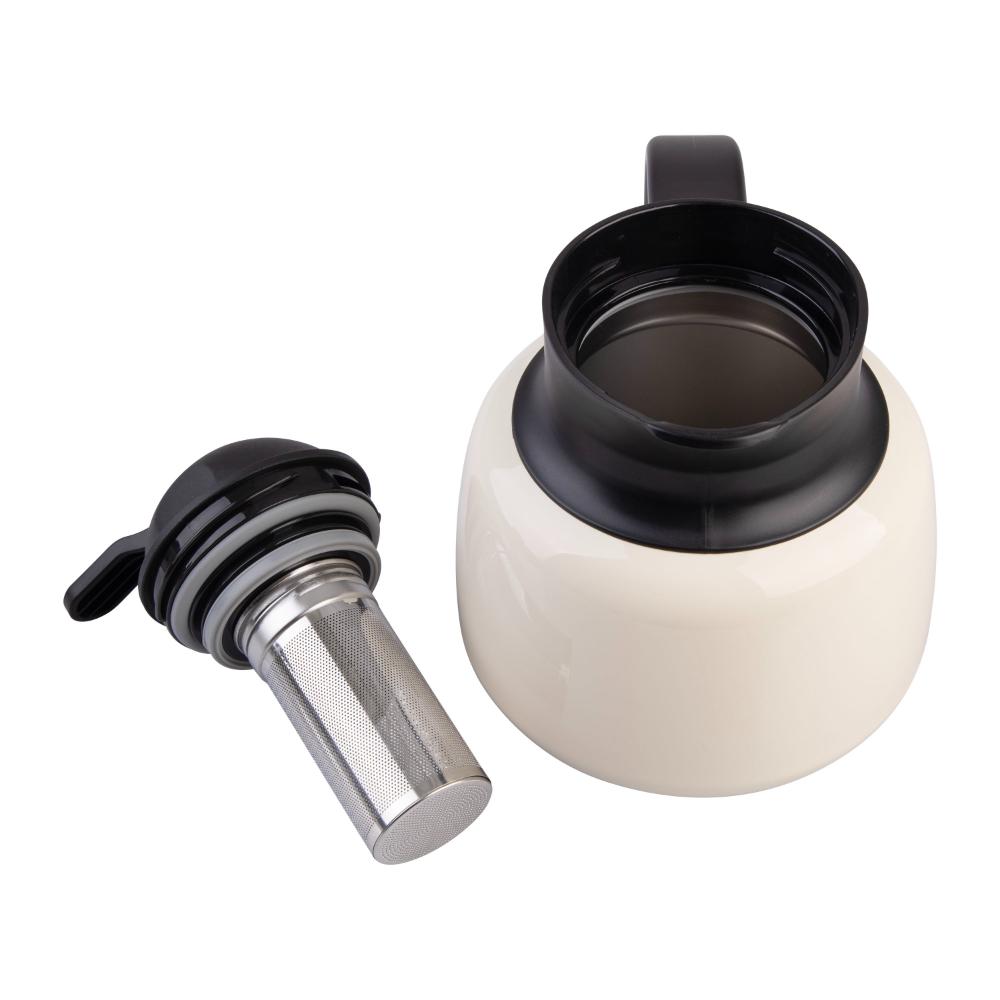 Oasis Stainless Steel Double Wall Insulated Teapot with Strainer 750ml