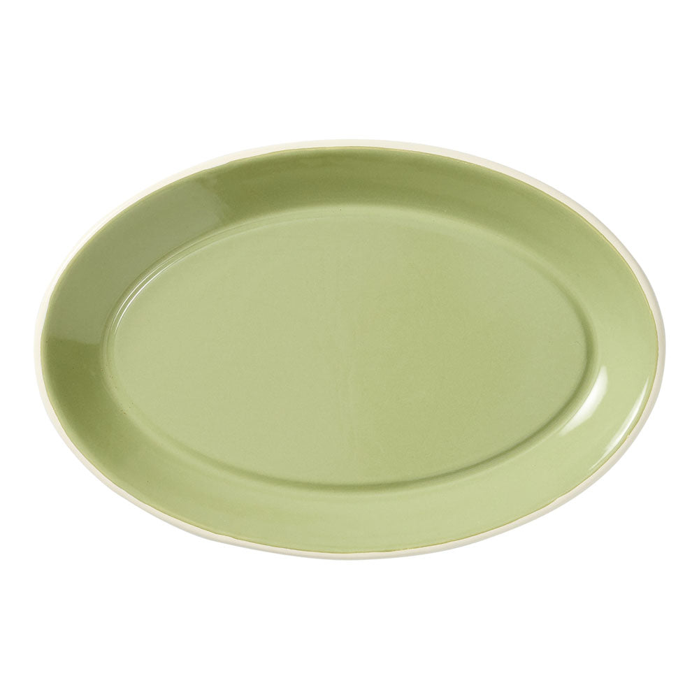 Ecology Mori Oval Platter 32.5x21.5cm Olive