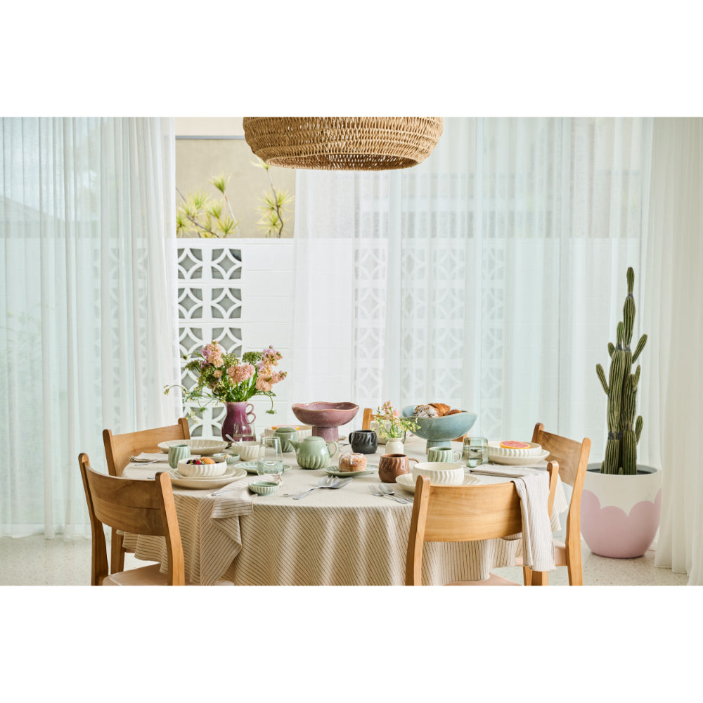 Ecology Rhodes Low Footed Bowl 30x18cm Willow